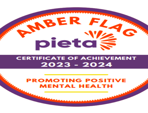 Pieta Amber Flag
