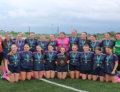 TCS minor girls (u15) make history and win Leinster Shield  Final.